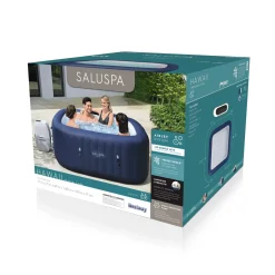 Sale Saluspa Hawaii Energysense Smart Airjet Inflatable Hot Tub Spa 4-6 Person Energysense