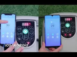 Best Sale Saluspa Milan Airjet Plus Inflatable Hot Tub With App Control 4-6 Person Airjet Plus