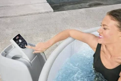 Clearance Saluspa Vancouver Airjet Plus Inflatable Hot Tub With App Control 3-5 Person Airjet