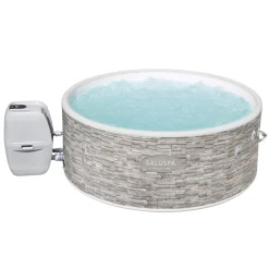 Clearance Saluspa Vancouver Airjet Plus Inflatable Hot Tub With App Control 3-5 Person Airjet